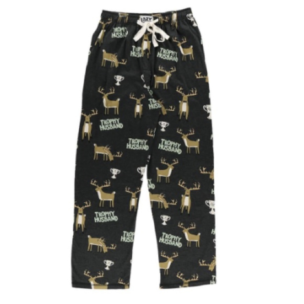 Lazy One L 🏆 Trophy Husband Brown Deer PJ Pants New no Tag 

HE'S QUITE A PRIZE